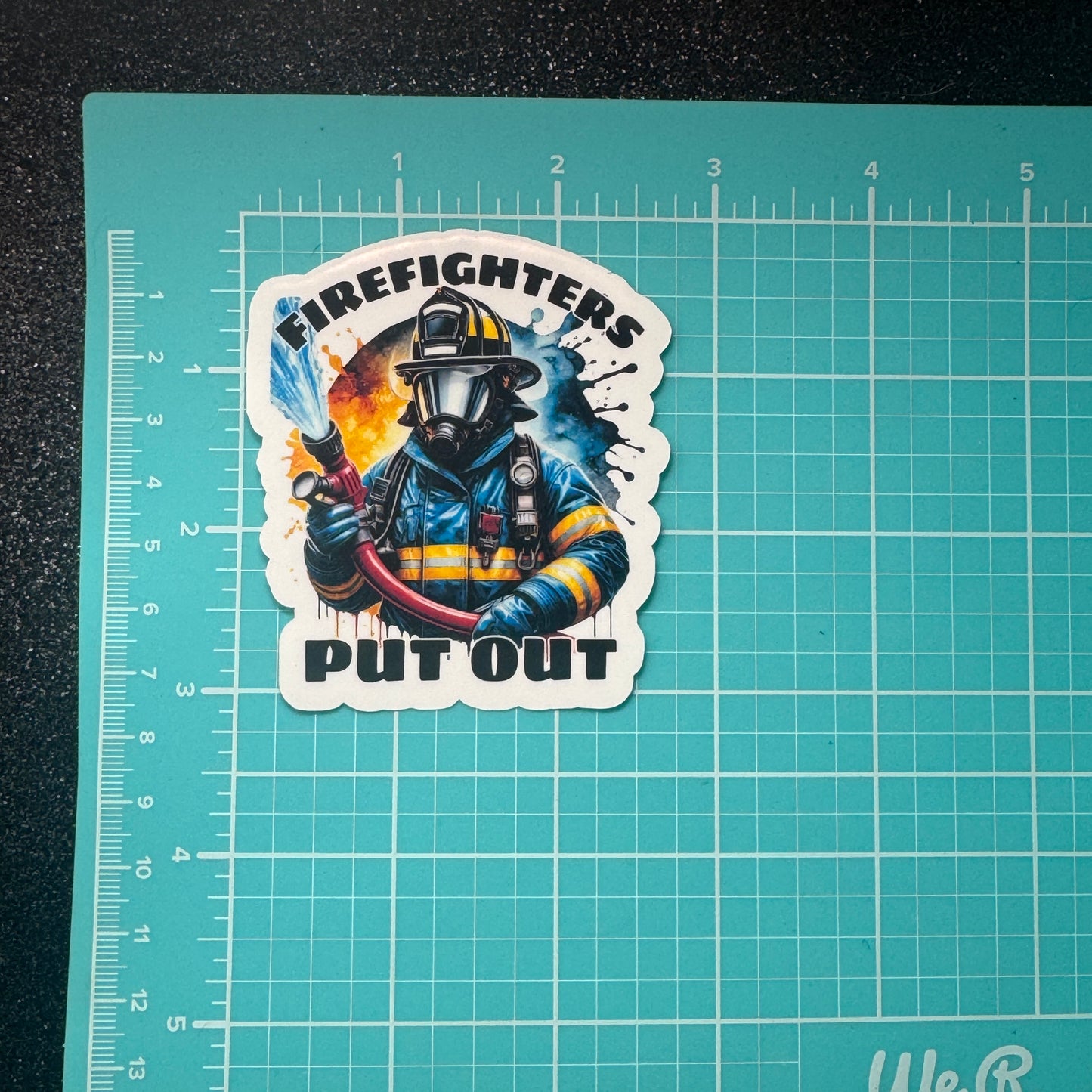 Firefighters Put Out Sticker