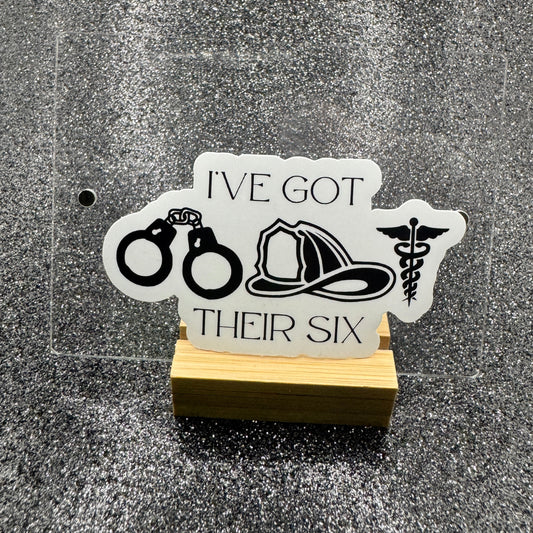 I've Got Their Six Dispatch Sticker