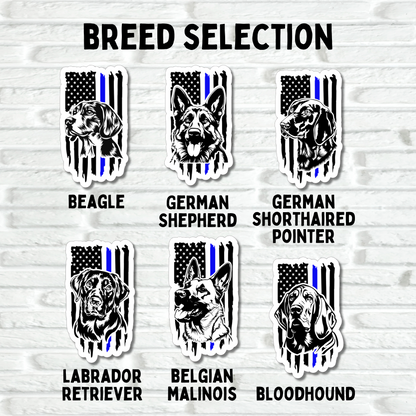 Custom K9 Police Sticker