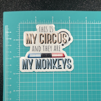 Dispatcher Circus Sticker