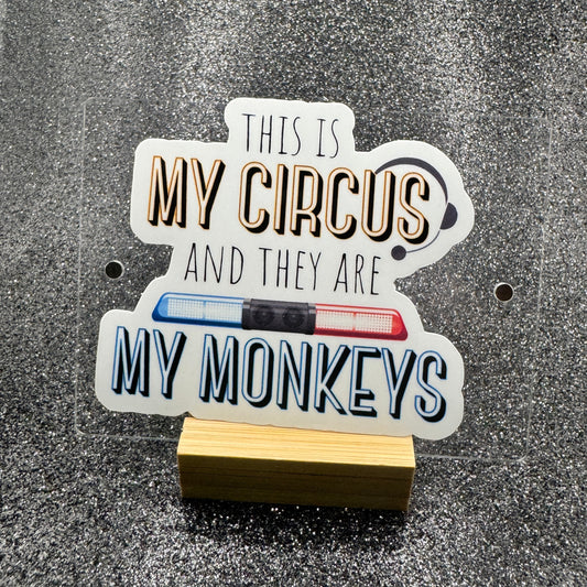 Dispatcher Circus Sticker