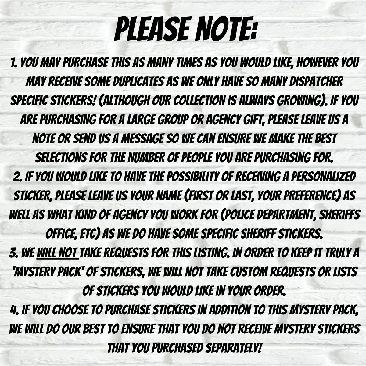 Dispatch Star Sticker Mystery Bundle of Dispatch Stickers – Witty Whits Design Shop LLC