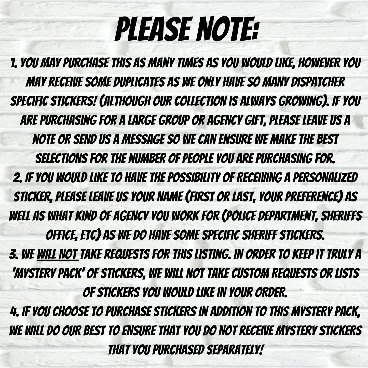 Mystery Bundle of Dispatch Stickers