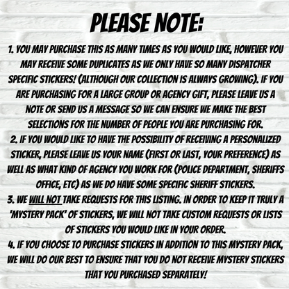 Mystery Bundle of Dispatch Stickers
