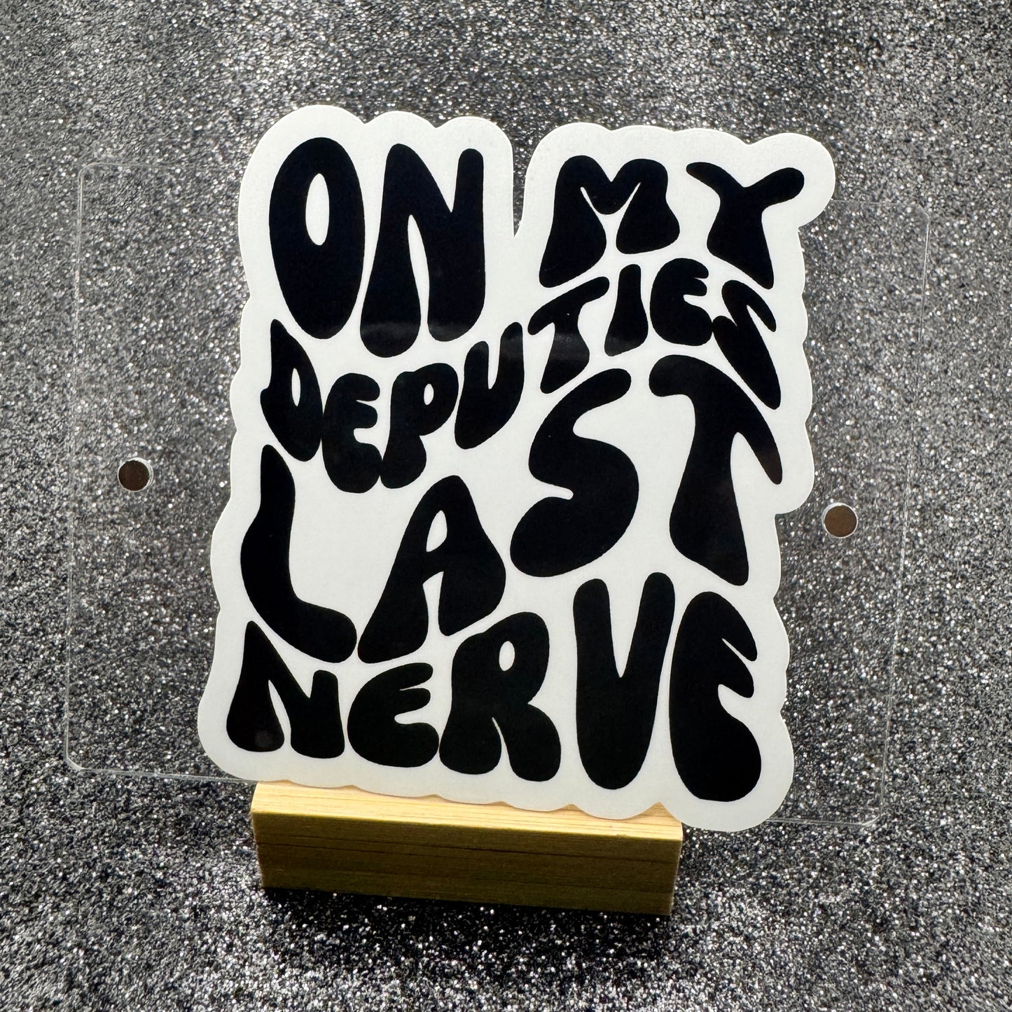 On My Officers Last Nerve Dispatch Sticker