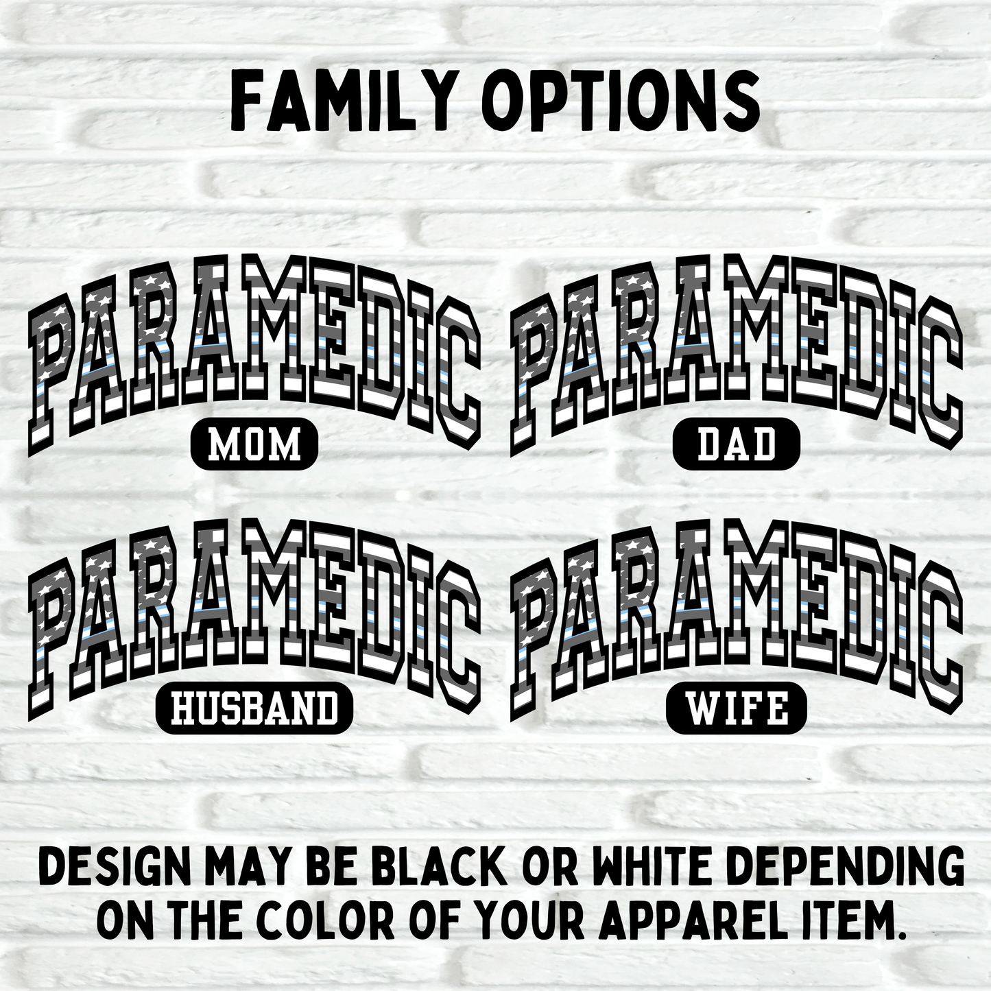 Paramedic Flag Crewneck