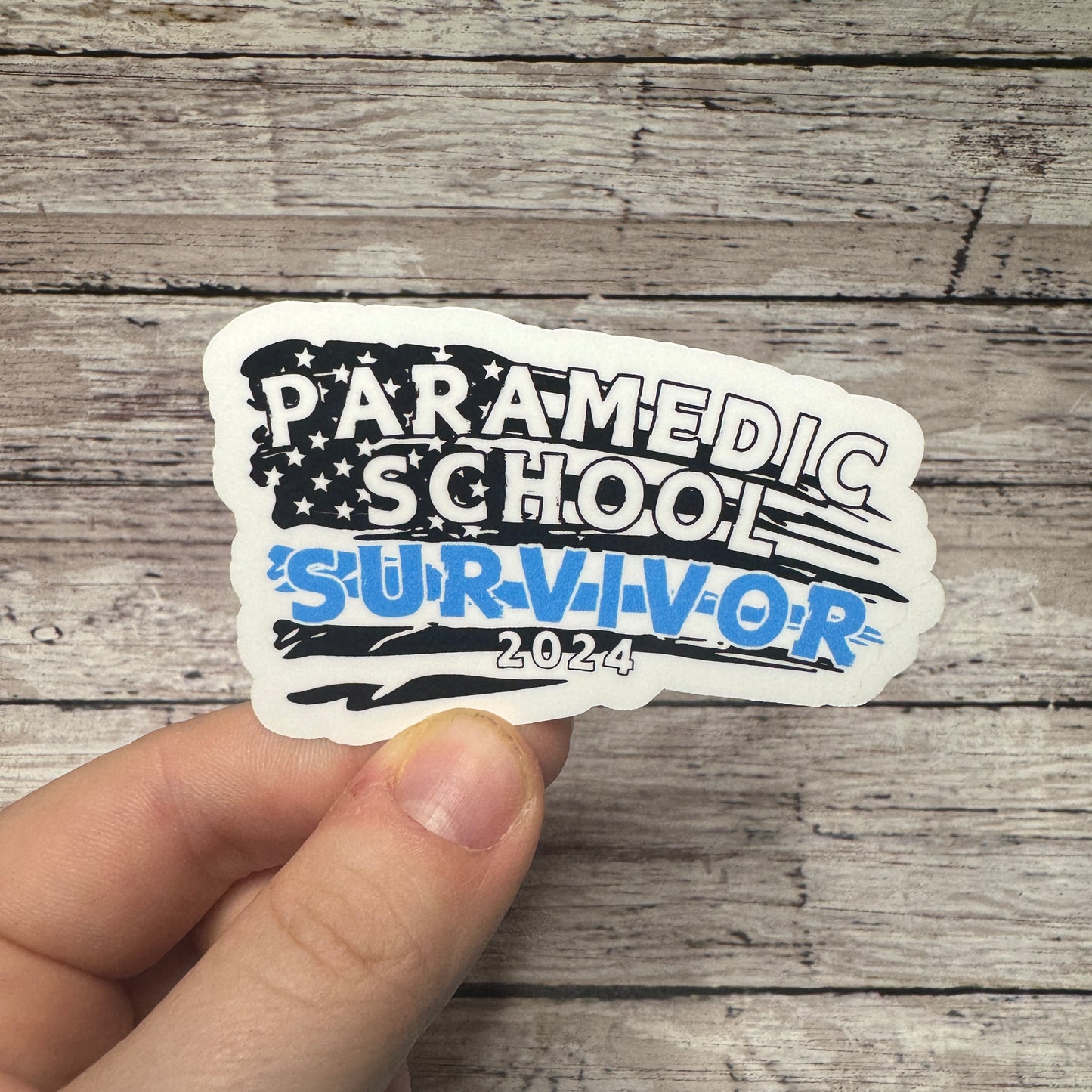 School Survivor Paramedic Sticker