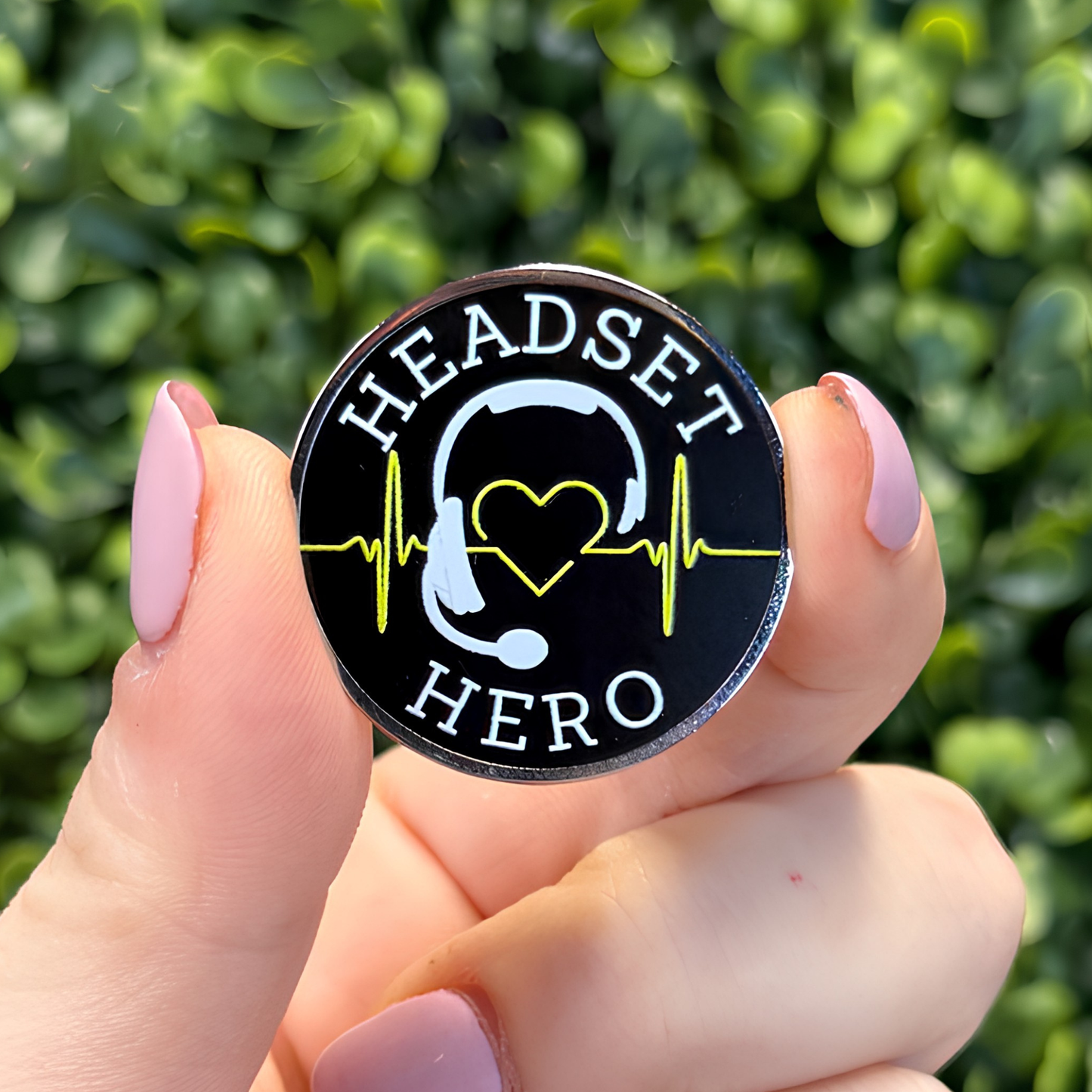 Headset Hero Pin