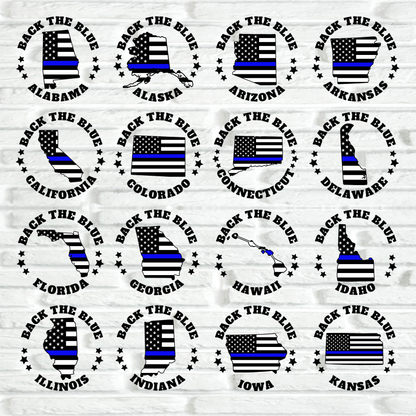 Police State Flag Comfort Colors Shirts