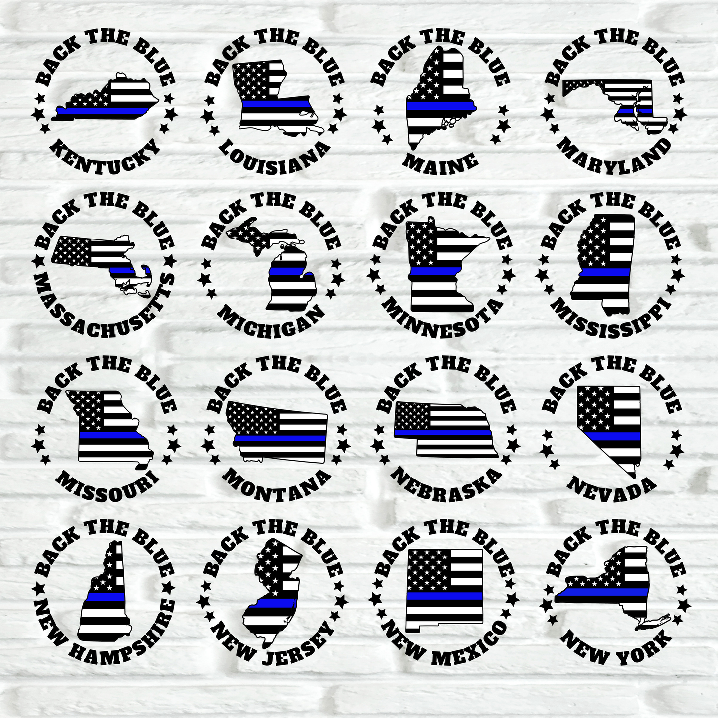 Police State Flag Comfort Colors Shirts