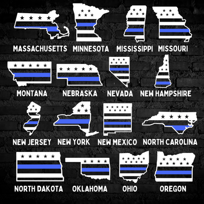 Police State Flag Decal