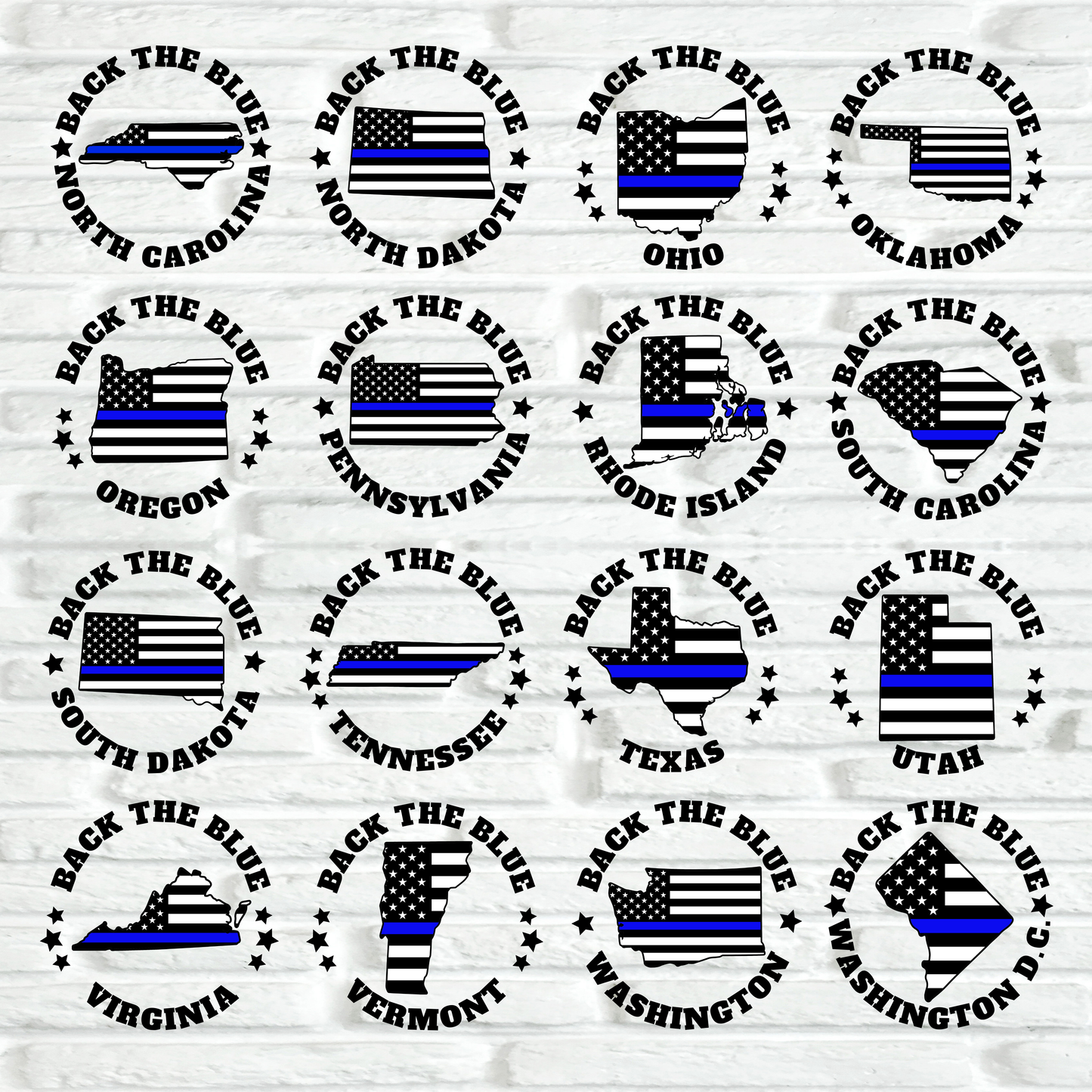 Police State Flag Comfort Colors Shirts