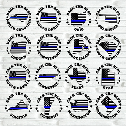 Police State Flag Comfort Colors Shirts