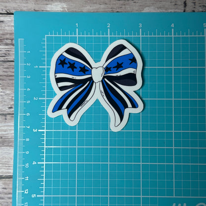 Police Bow Sticker