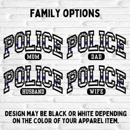 Police Flag Crewneck