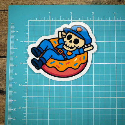 Police Donut Sticker