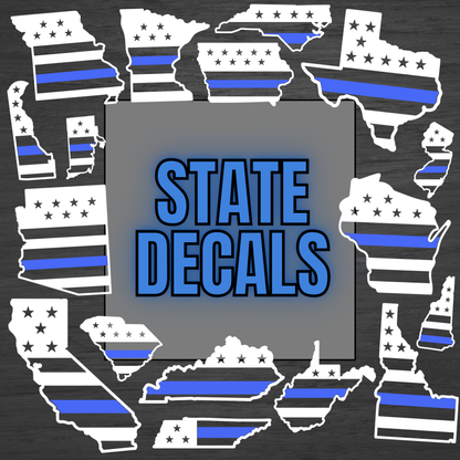 Police State Flag Decal