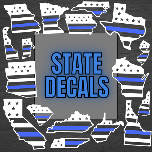 Police State Flag Decal
