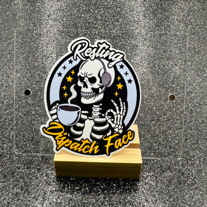 Resting Dispatch Face Sticker