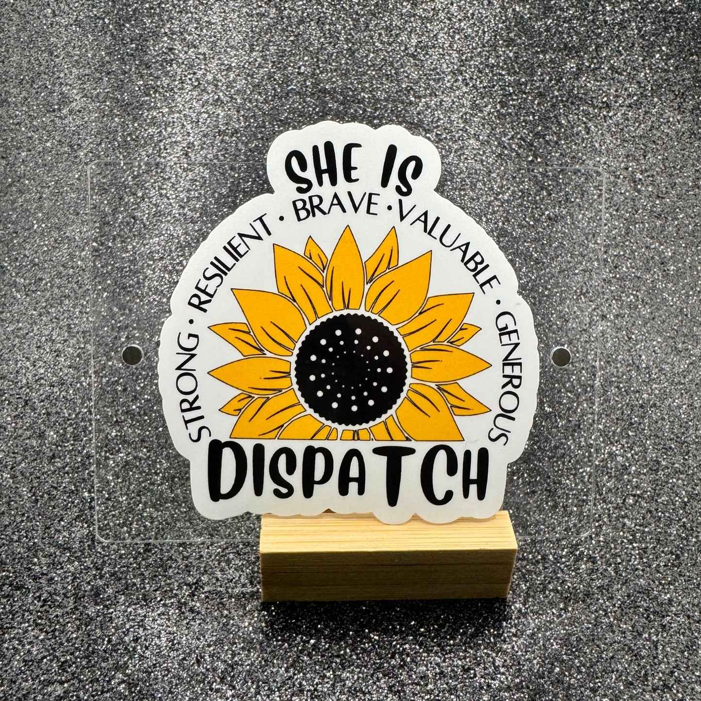 She is Dispatch Sticker
