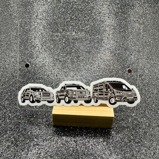Police Cars Sticker
