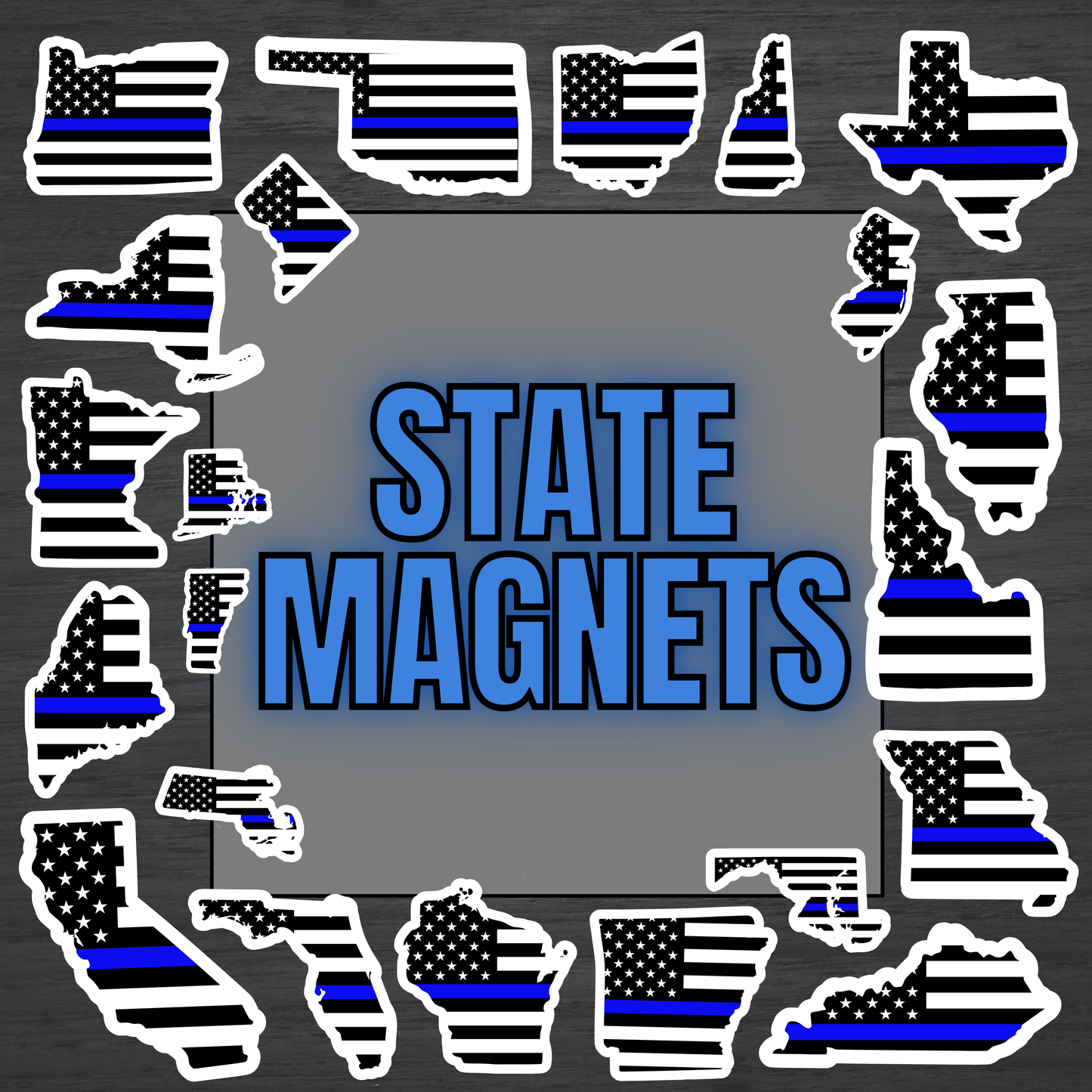 Police State Flag Magnets