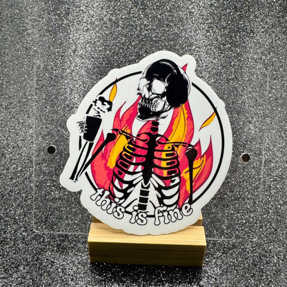 This is Fine Skeleton Dispatch Sticker