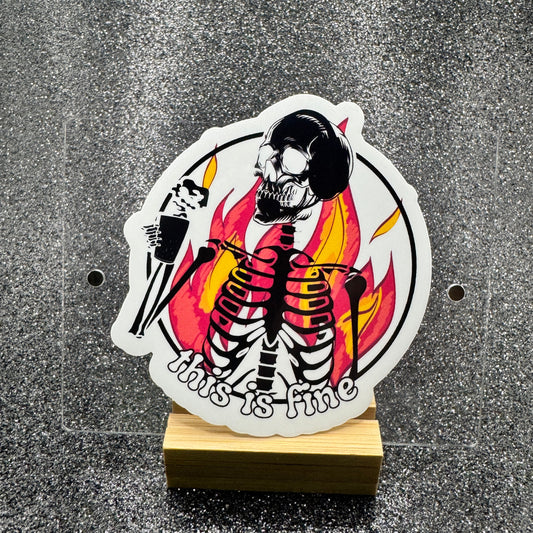 This is Fine Skeleton Dispatch Sticker