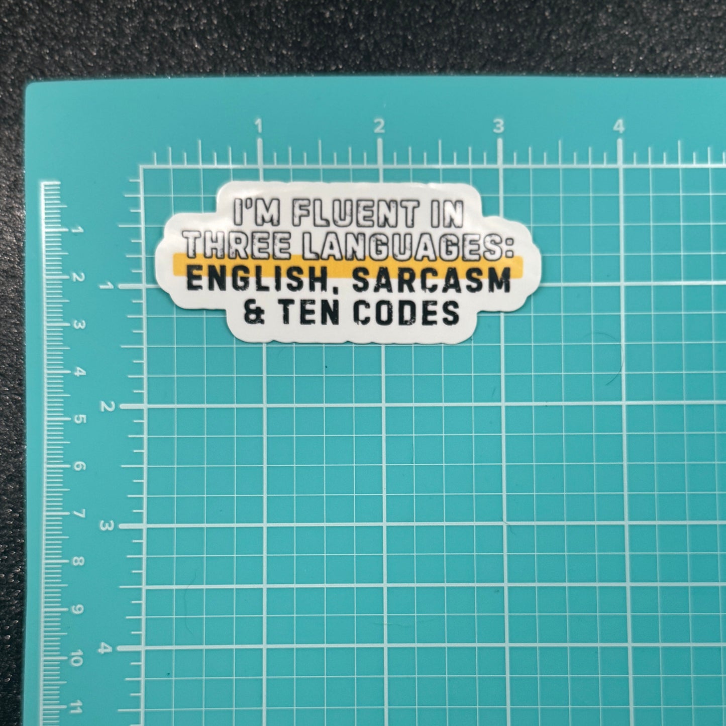 Three Languages Dispatch Sticker