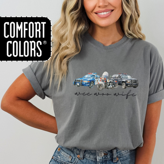 Wee Woo Wife Police Shirt