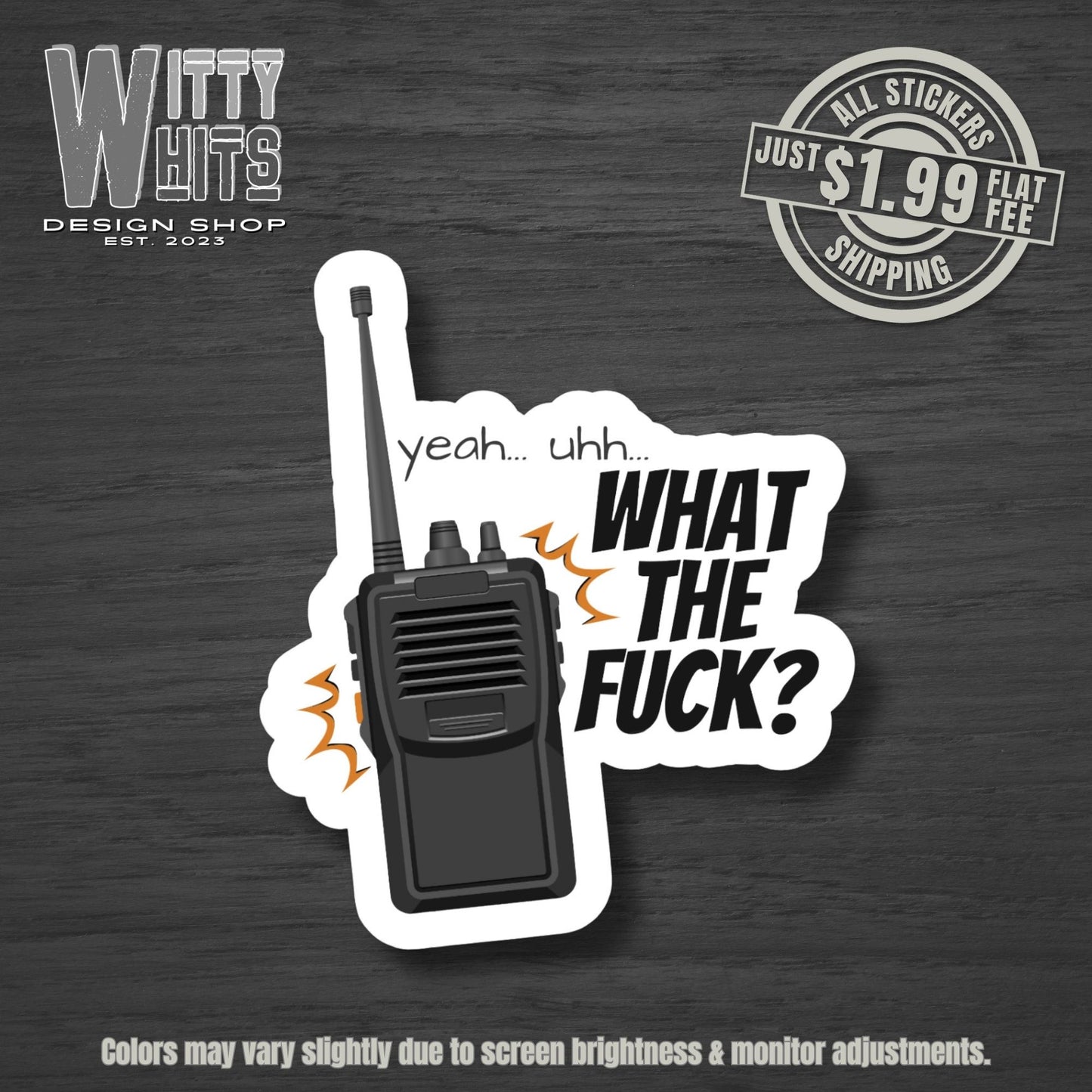 WTF Radio Dispatch Sticker