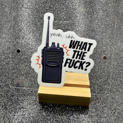 WTF Radio Police Sticker